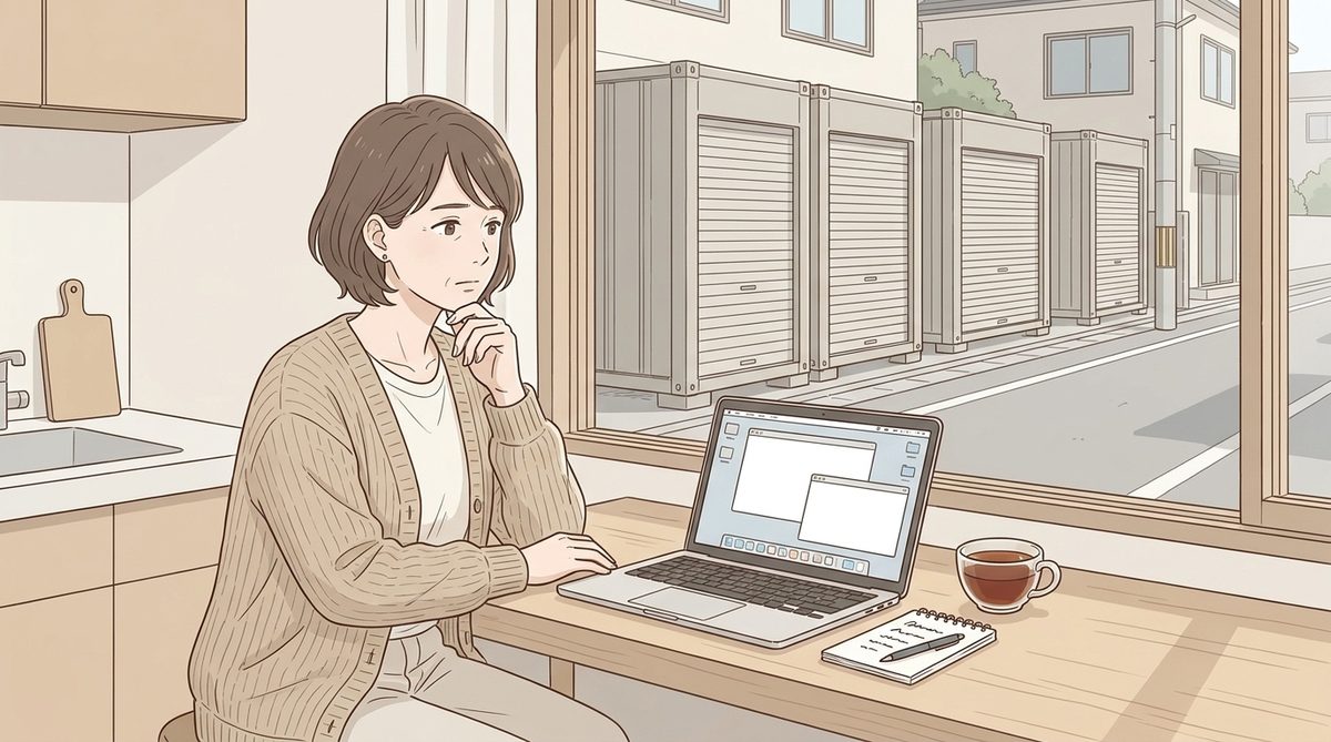 トランクルームの会社を比べている